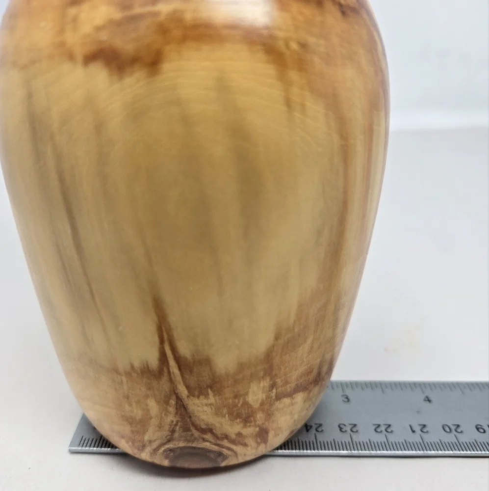 Canyon Country Wood Products Wooden Vase 7 Inches Tall 2.5 Inches Base Width